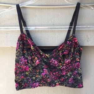 Free People Intimately Crushed Velvet Cami/Tank